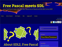 Tablet Screenshot of freepascal-meets-sdl.net